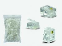 S-Link Sl-6P2c Rj11 Konnektor 100 Lü Paket Telefon Jack - 1